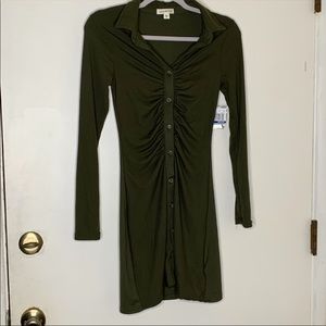 Ultra Flirt Ruched Front Dress